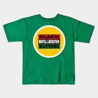 Black Mental Liberation Matters - Double Kids T-Shirt